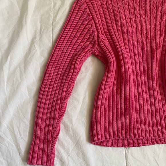 Vintage Pink Knitted Sweater - Picture 7 of 15